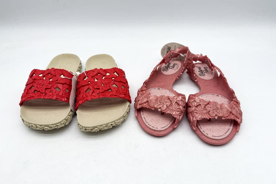 2 Paar Damen Badesandalen Sunies, Gr. 36